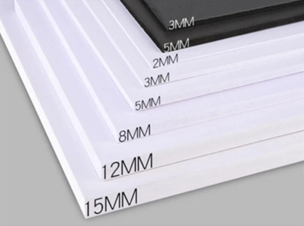 High performance PVC foam sheet for UV printing