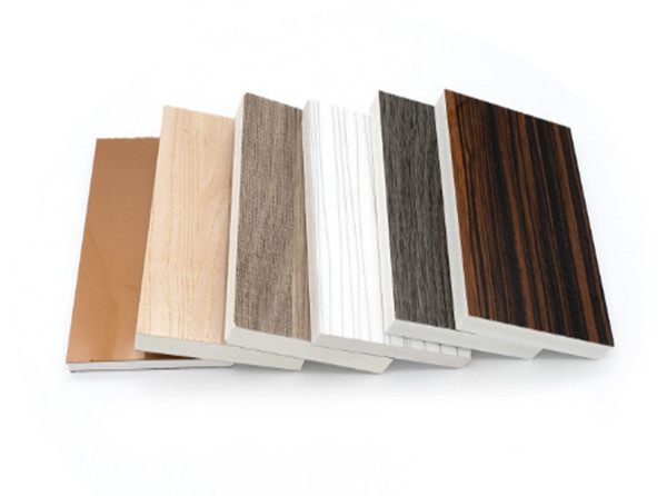 High quality wood grain laminated PVC foam board